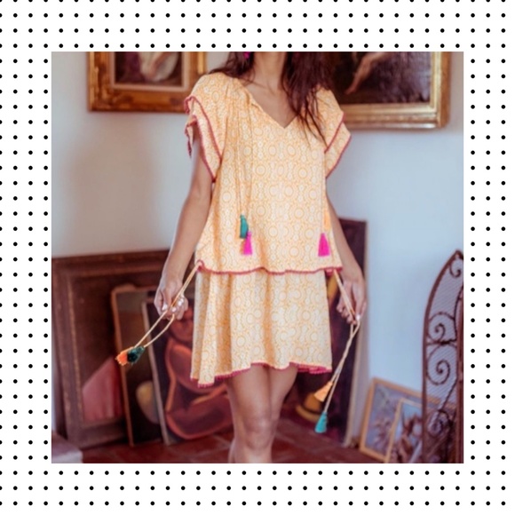 NWT Tessora - Talia Off-Shoulder Tiered Mini Dress S - Picture 1 of 9